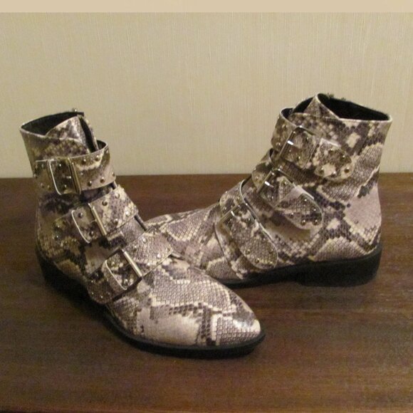 Steven brand Faux Python booties - Picture 3 of 5